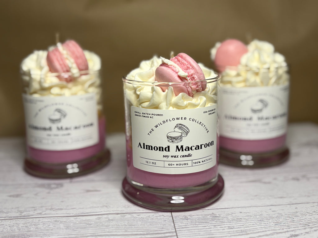 Almond Macaron • Themed Candle